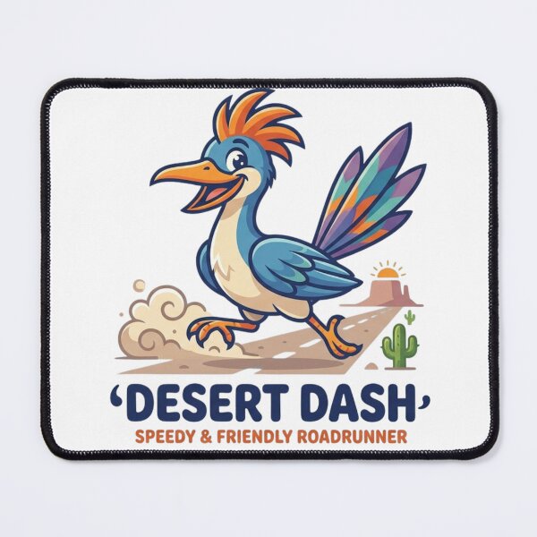 Item preview, Speedy Desert Dash Roadrunner - Cute Cartoon Wildlife Art designed and sold by Wear Sculpt.