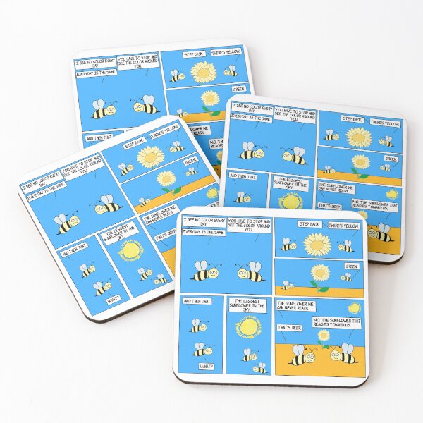 Item preview, Sunflower | Humor Bee Philosophy Webcomic | El Boxa designed and sold by ElBoxa.