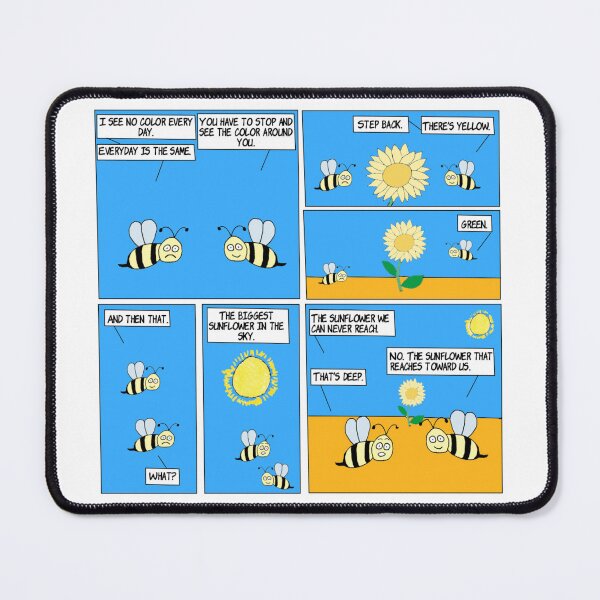 Item preview, Sunflower | Humor Bee Philosophy Webcomic | El Boxa designed and sold by ElBoxa.