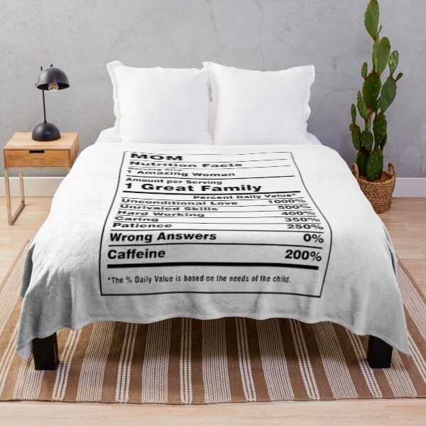 Item preview, Mom Nutrition Facts Funny Family Quote designed and sold by LegendsOfLife37.