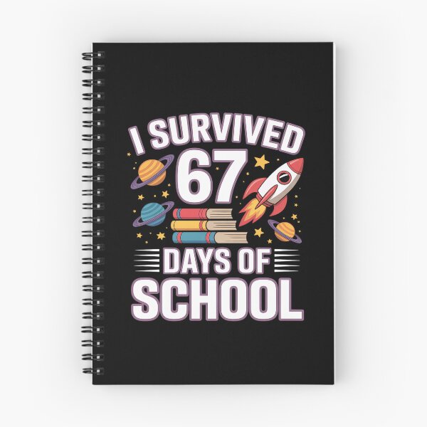 Item preview, I Survived 67 Days of School Space Astronauthool Teacher designed and sold by BlassmausArt.
