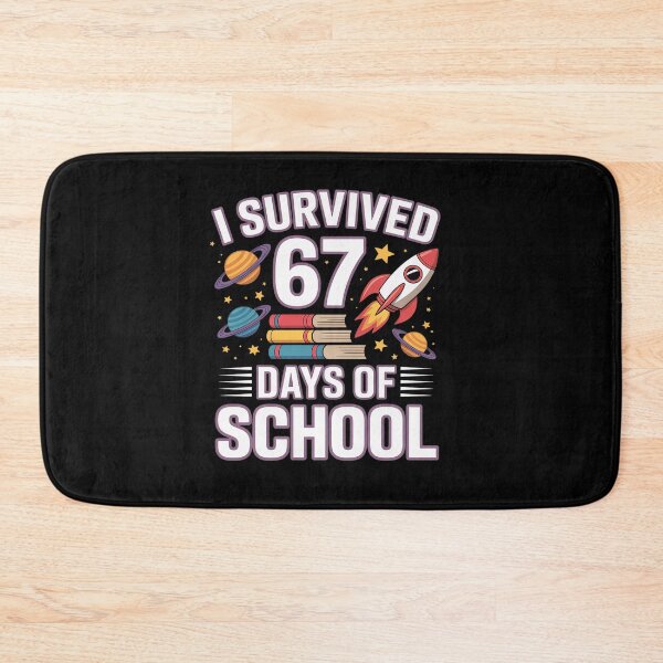 Item preview, I Survived 67 Days of School Space Astronauthool Teacher designed and sold by BlassmausArt.