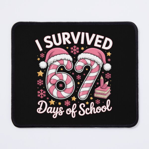 Item preview, I Survived 67 Days of School - Funny Teachers Students Girls designed and sold by BlassmausArt.