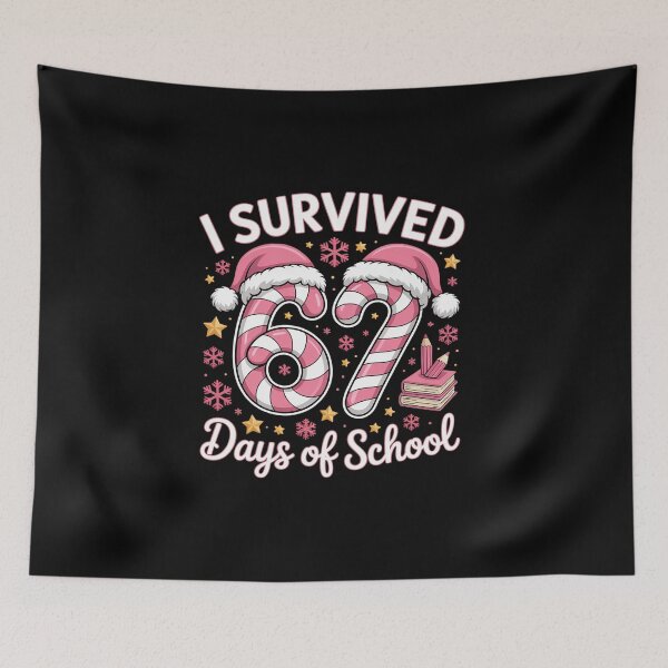 Item preview, I Survived 67 Days of School - Funny Teachers Students Girls designed and sold by BlassmausArt.