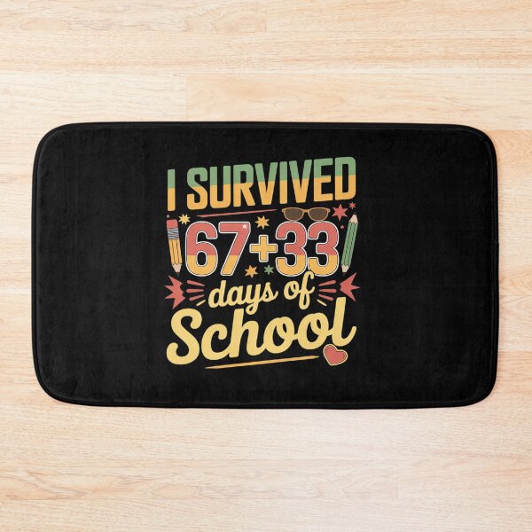 Item preview, I Survived 67 + 33 Days of School 100 Days of School Teacher designed and sold by BlassmausArt.