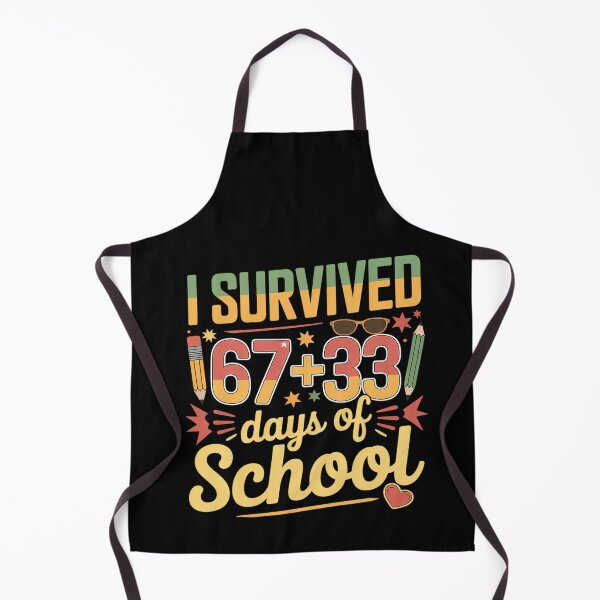 Item preview, I Survived 67 + 33 Days of School 100 Days of School Teacher designed and sold by BlassmausArt.