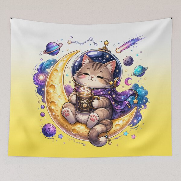 Item preview, Space Cat designed and sold by skkyfaithArtz.