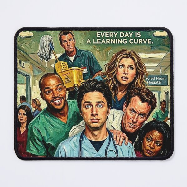 Item preview, Scrubs: Every Day is a Learning Curve designed and sold by Art's Diner.