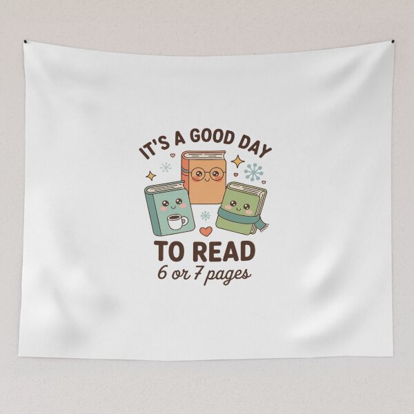Item preview, It’s A Good Day to Read 6 Or 7 Pages 67 Meme Funny Book designed and sold by BlassmausArt.