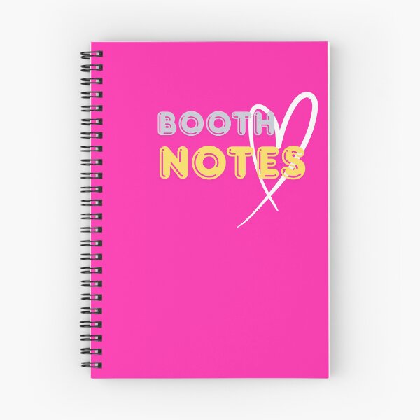 Item preview, booth notes designed and sold by Free Bird Studio.