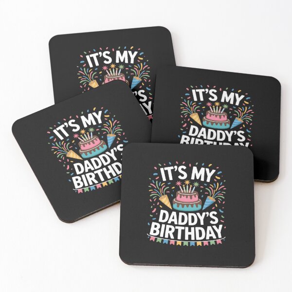 Item preview, It's My daddy's Birthday Family Matching confetti cake designed and sold by BlassmausArt.