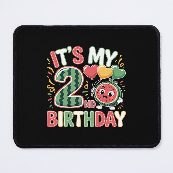 Item preview, It's My 2nd Birthday Watermelon Fruit Summer Family designed and sold by BlassmausArt.