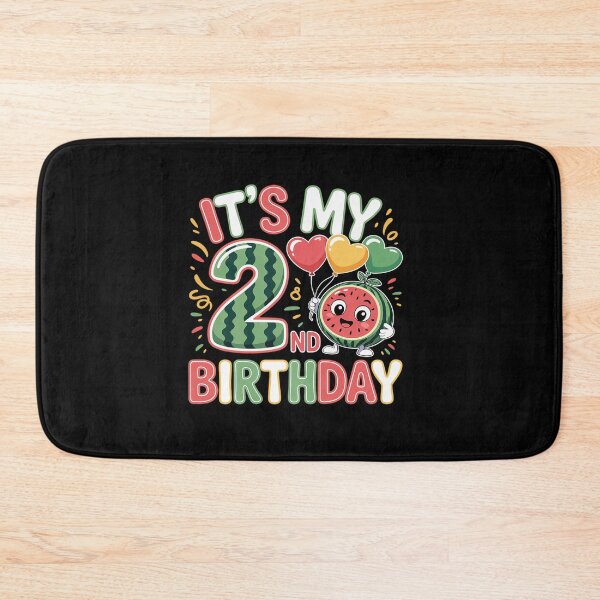 Item preview, It's My 2nd Birthday Watermelon Fruit Summer Family designed and sold by BlassmausArt.