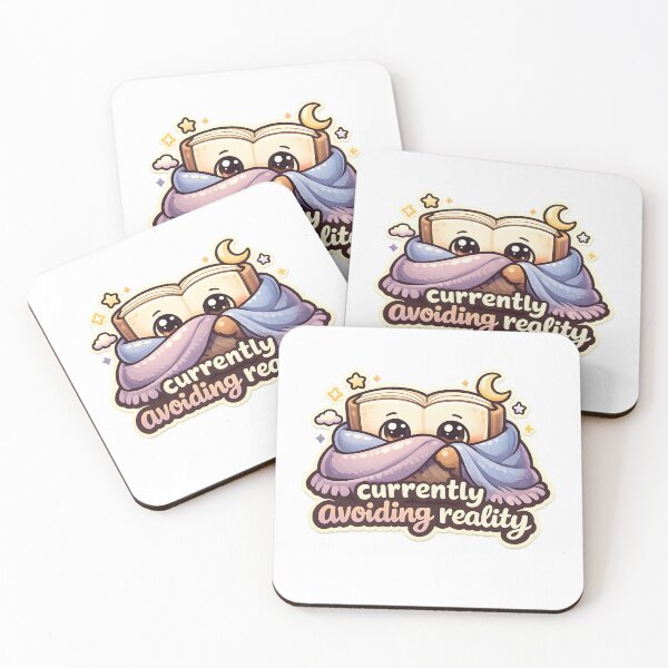 Item preview, Currently Avoiding Reality Cute Book Lover Design designed and sold by Naviora.