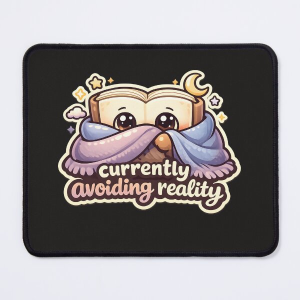 Item preview, Currently Avoiding Reality Cute Book Lover Design designed and sold by Naviora.