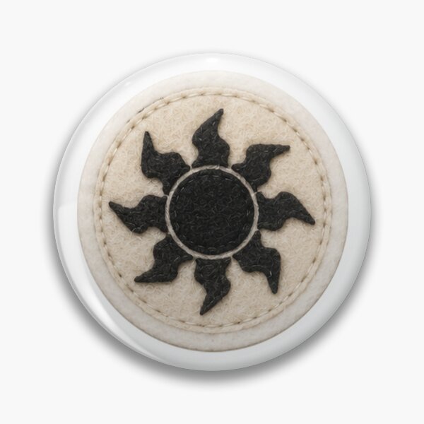 Item preview, MTG Inspired Felt Mana Symbol Sticker White designed and sold by zoooooooz.