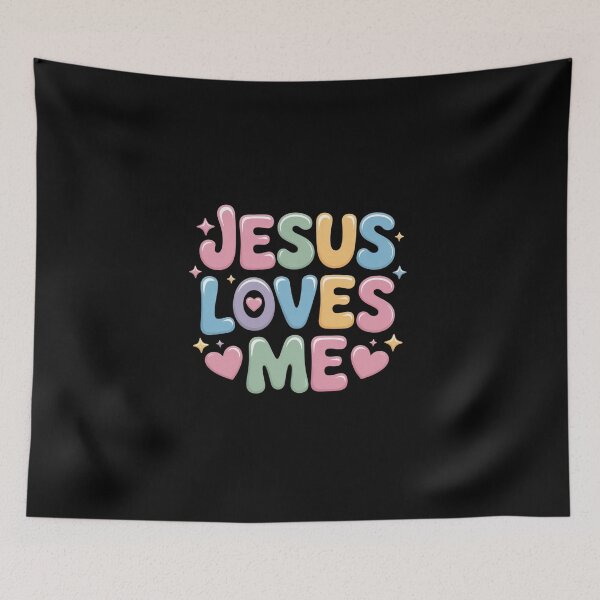 Item preview, Jesus Loves Me! Christian Kids Back to School designed and sold by BlassmausArt.