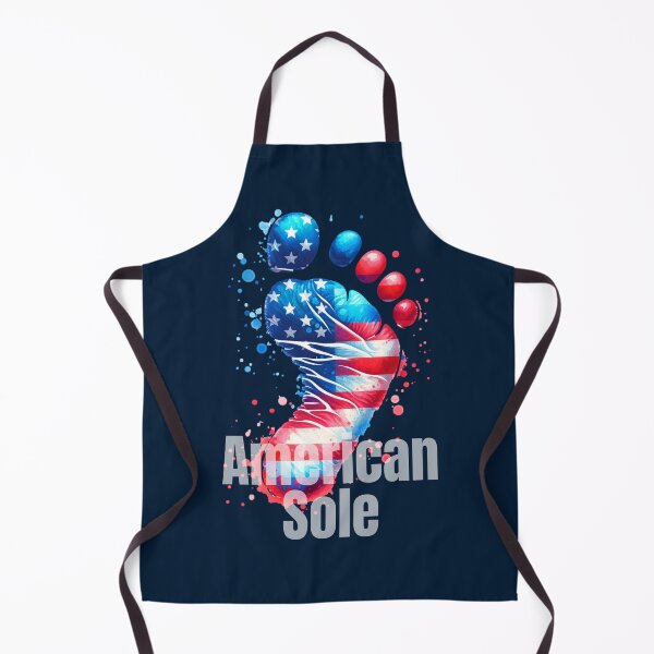 Item preview, American Sole Patriotic Footprint Design | USA Flag Podiatry Foot Art designed and sold by Sachie's Studio.