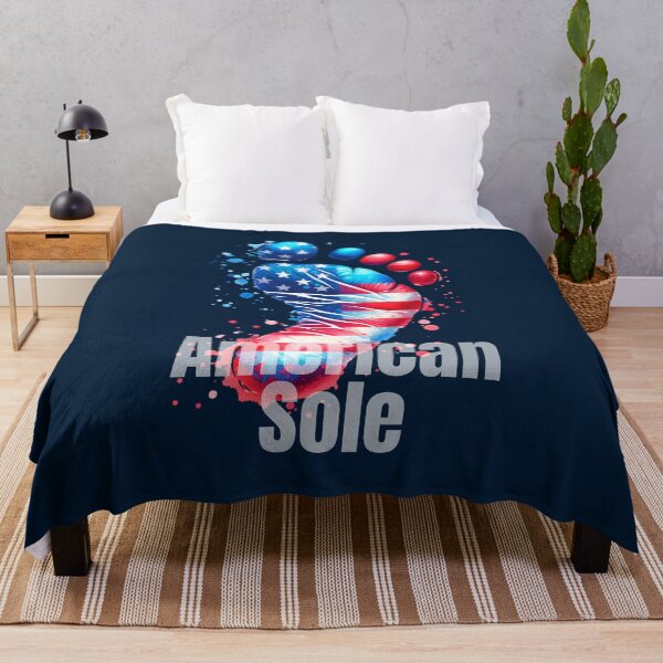 Item preview, American Sole Patriotic Footprint Design | USA Flag Podiatry Foot Art designed and sold by Sachie's Studio.