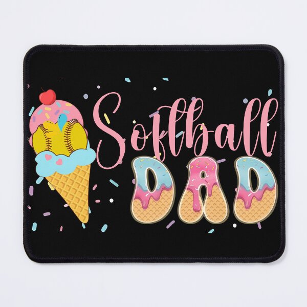 Item preview, Softball Dad Ice Cream Graphic Tee designed and sold by LashondaGreen89.