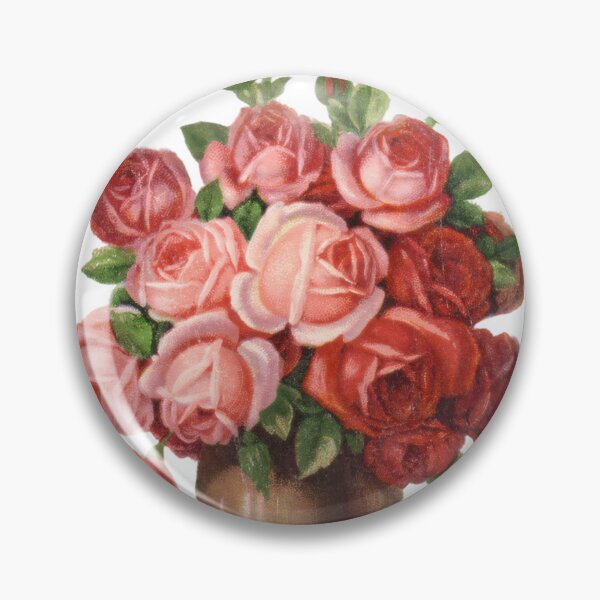 Item preview, Vintage Rose Vase Illustration designed and sold by LittleCloverPress.