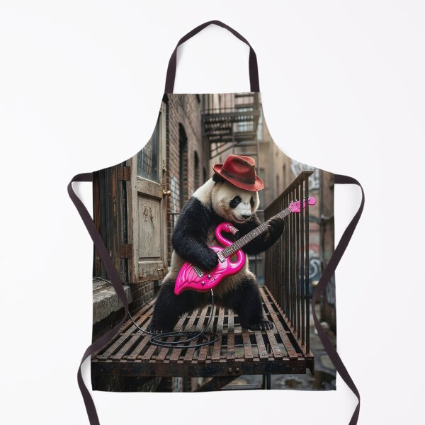Item preview, Panda is Old School Rocker designed and sold by Tridentulus.