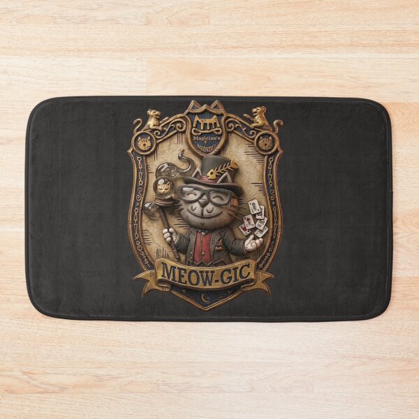 Item preview, MEOW-GIC: The Magician Meowdel Emblem / 喵術師：MEOWDEL 諧音系列徽章 / ニャ術師（ミャオジック）：MEOWDELの魔法の紋章 designed and sold by MeowdelStudio.