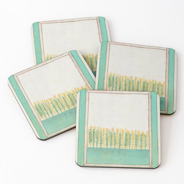 Item preview, Grasses - Teal Frame designed and sold by rhodeyart.