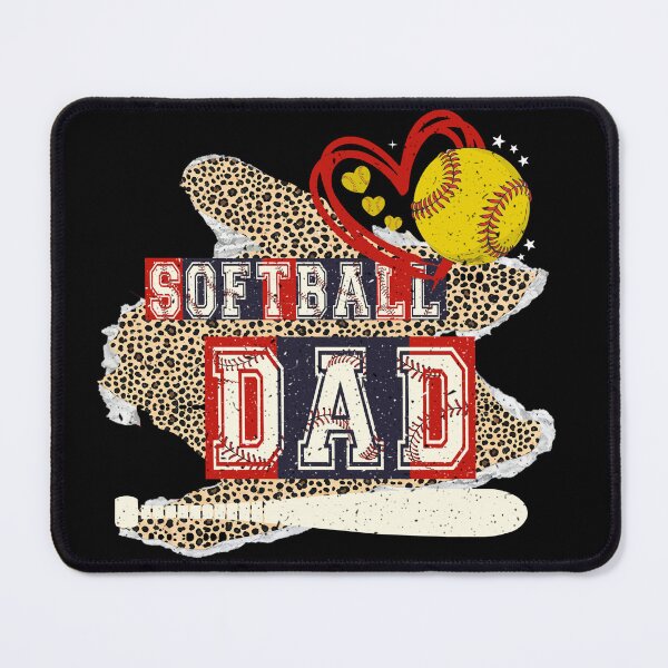 Item preview, Leopard Print Softball Dad Shirt designed and sold by LashondaGreen89.