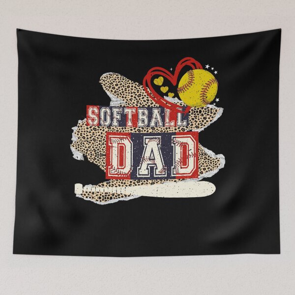 Item preview, Leopard Print Softball Dad Shirt designed and sold by LashondaGreen89.
