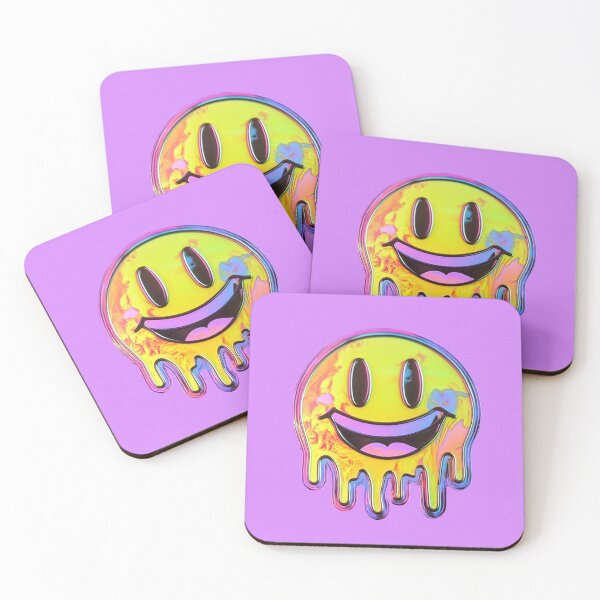Item preview, melting smiley face designed and sold by HauntedEmporium.