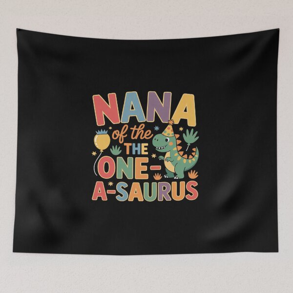 Item preview, Nana Of The One-A-Saurus 1St Birthday Boy Dinosaur designed and sold by BlassmausArt.