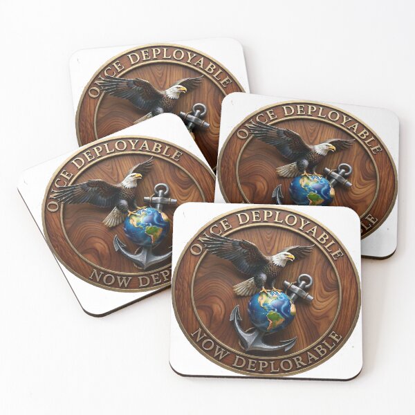 Item preview, Once Deployable - Now Deplorable designed and sold by Breeze-e Beez's Design.