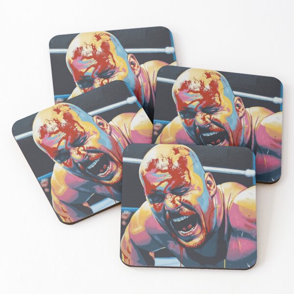 Item preview, Blood & Canvas | Gritty Retro Wrestling Pop Art designed and sold by The Irish Whip.