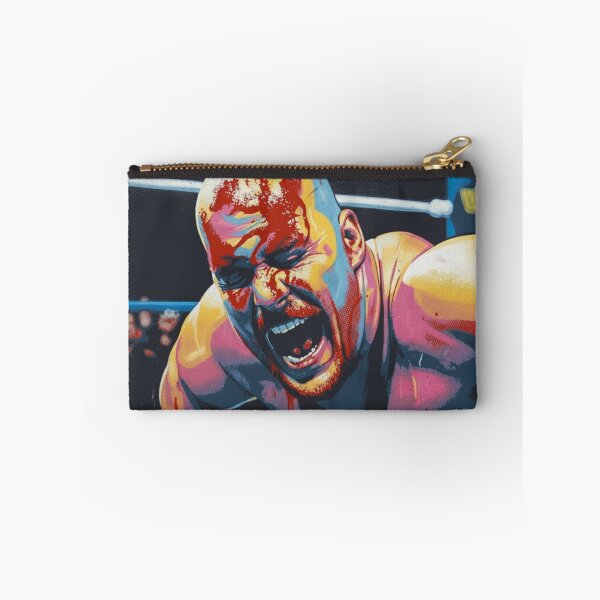 Item preview, Blood & Canvas | Gritty Retro Wrestling Pop Art designed and sold by The Irish Whip.