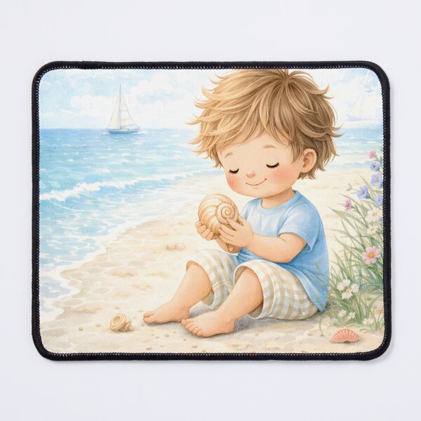 Item preview, God Is Writing Something Wonderful Christian Beach Nursery Art designed and sold by LoveNurseries.