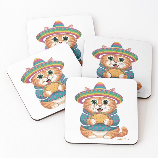Item preview, Cute Taco Cat Lover Gift designed and sold by QuiteOrbit.