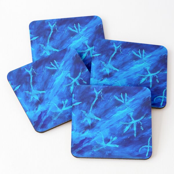 Item preview, Blue mirror by Charlotte VanRoss  designed and sold by Charlotte VanRoss fine art.