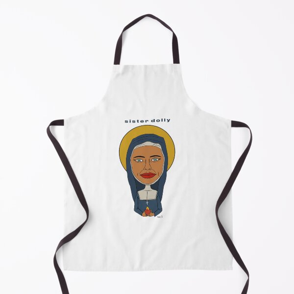 Item preview, A hand-drawn portrait of Dolly in a nun's habit. Fan art. designed and sold by Eric Sintès.