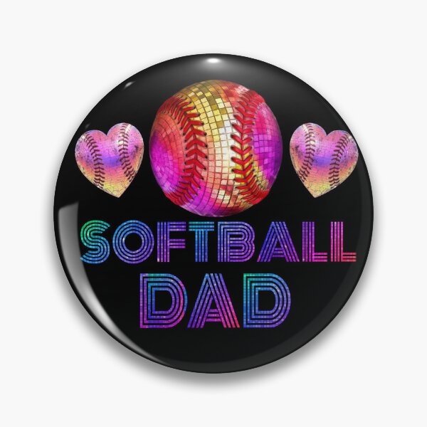 Item preview, Disco Softball Dad Retro Shirt designed and sold by LashondaGreen89.