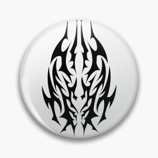 Item preview, Ornamental art, tribal cybergoth sigilism designed and sold by Tribalgothss.