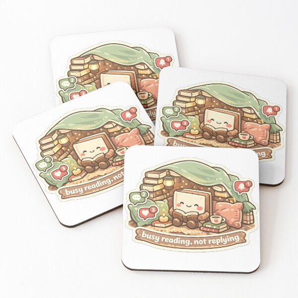 Item preview, Busy Reading Not Replying Funny Introvert Reader Design designed and sold by Naviora.