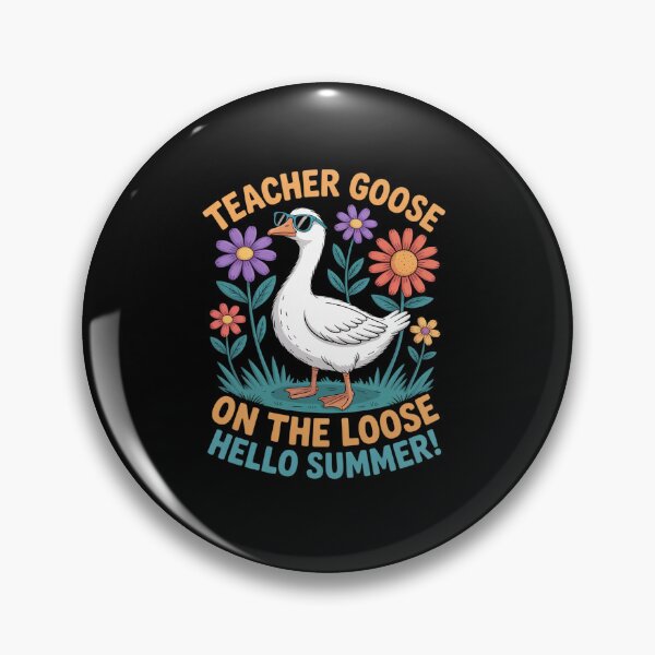 Item preview, Last Day of School Teacher Goose On The Loose Hello Summer designed and sold by fferomananul.