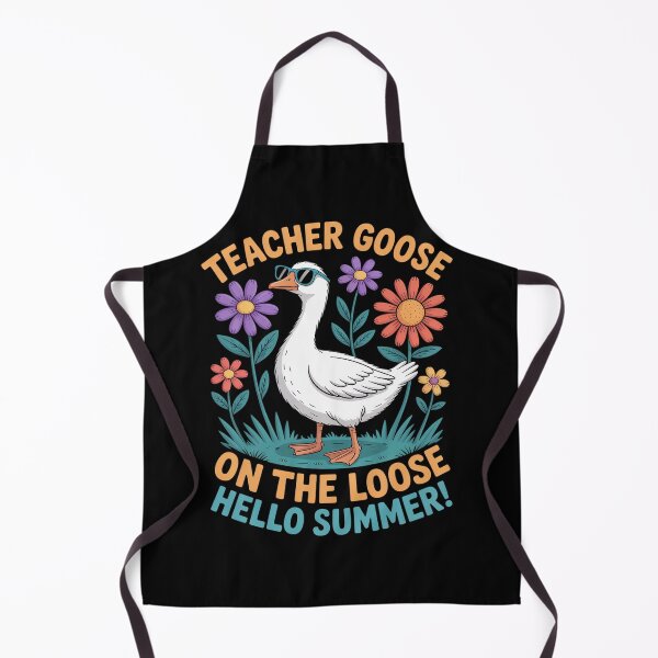 Item preview, Last Day of School Teacher Goose On The Loose Hello Summer designed and sold by fferomananul.