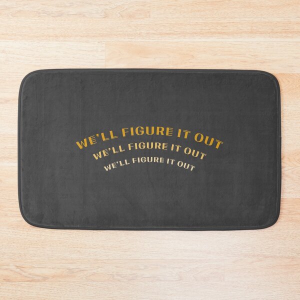 Item preview, We’ll Figure It Out Retro Typography designed and sold by Eden Universe.