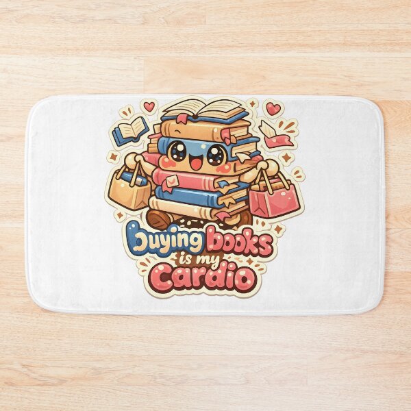 Item preview, Buying Books Is My Cardio Funny Bookworm Design designed and sold by Naviora.