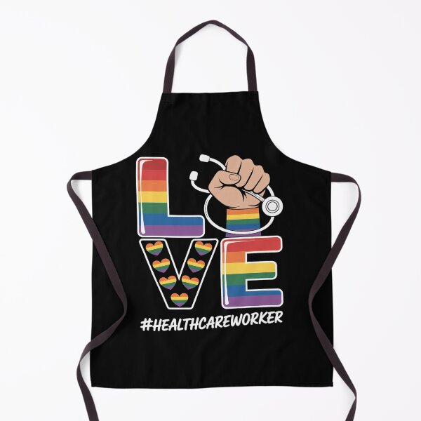 Item preview, LOVE Healthcare Worker LGBT Gay Pride Rainbow Flag Nursing designed and sold by fferomananul.