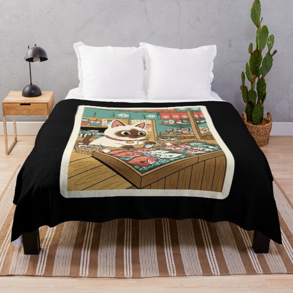 Item preview, Cute Sushi Market Cat Illustration designed and sold by JordynLadukeg65.