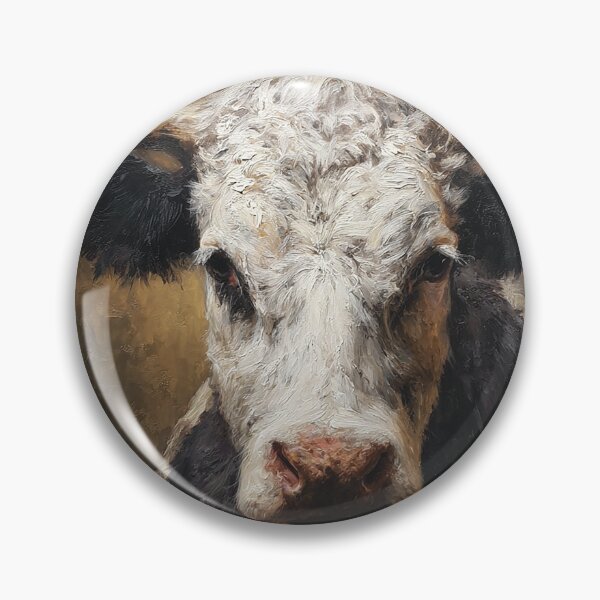 Item preview, Stoic Longhorn Portrait designed and sold by Pixel Junkies Studio.