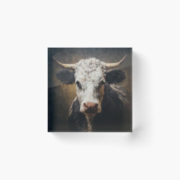 Item preview, Stoic Longhorn Portrait designed and sold by Pixel Junkies Studio.